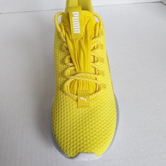 Puma Mode XT Bright Yellow Womens Active Hybrid Training Lace-Up Sneakers Sz 6 - Picture 2 of 12